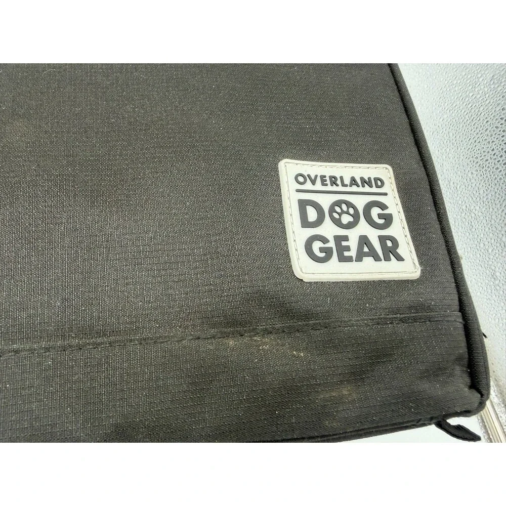 Overland Dog Gear Week Away Travel Bag Tote Set Black with Bowls Food Carriers